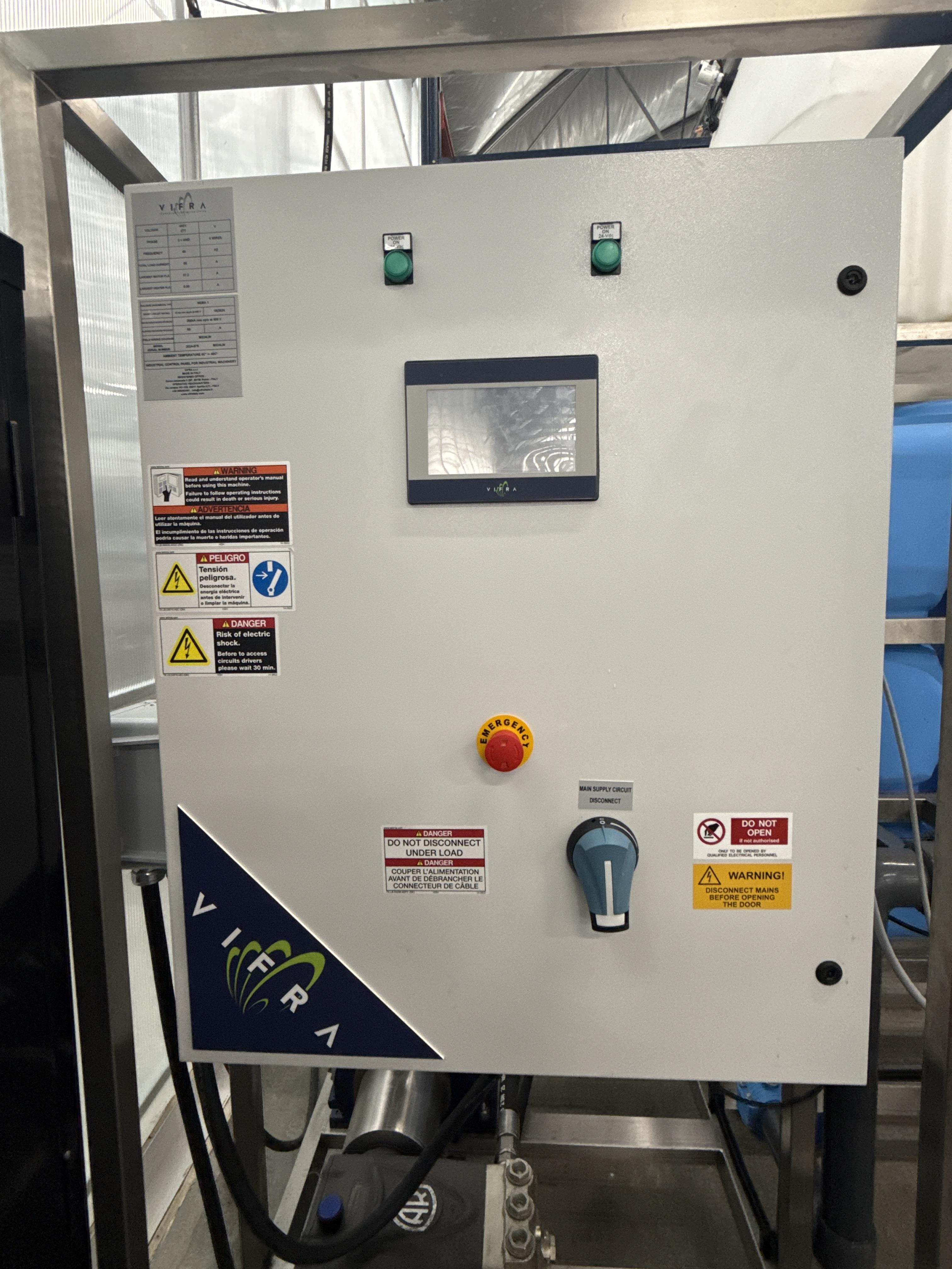 VIFRA M324LW Industrial High-Pressure Fogging System – 480V Greenhouse Climate Control, photo 2