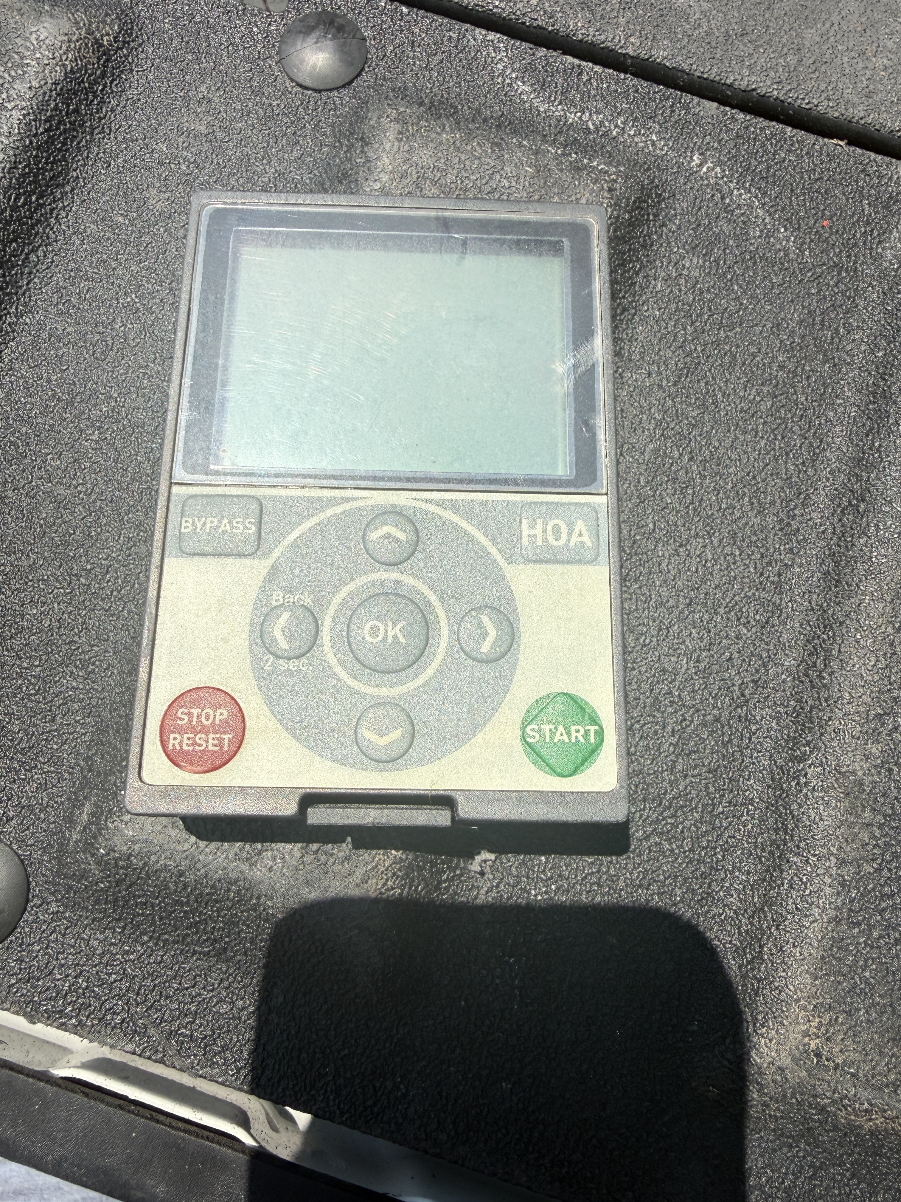 Danfoss VLT Graphical Local Control Panel (LCP) Keypad — with Bypass / Hand-Off-Auto